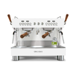 ascaso Barista T Compact 2gr weiss/ Holz
